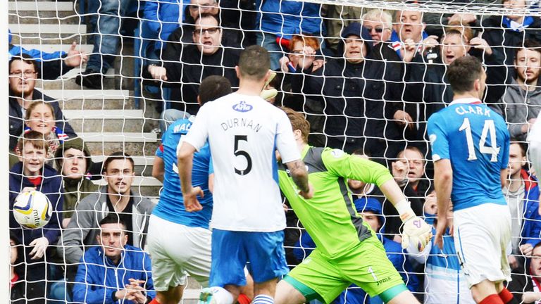 Lee Wallace scores as Rangers earn a 1-1 draw with Queen of the South