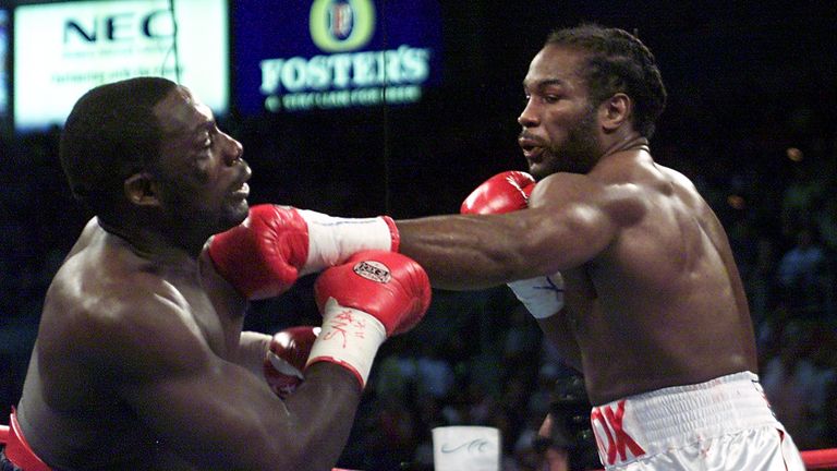 Lennox Lewis produced a stunning performance to defeat Hasim Rahman back in 2001