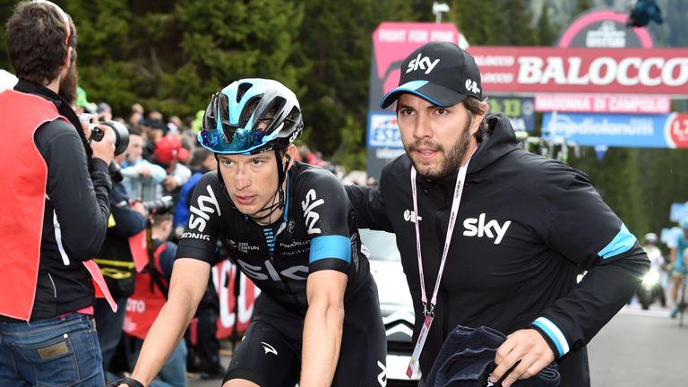 Leopold Konig on stage fifteen of the 2015 Tour of Italy