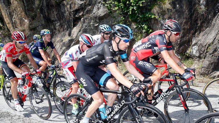 Leopold Konig on stage eighteen of the 2015 Tour of Italy