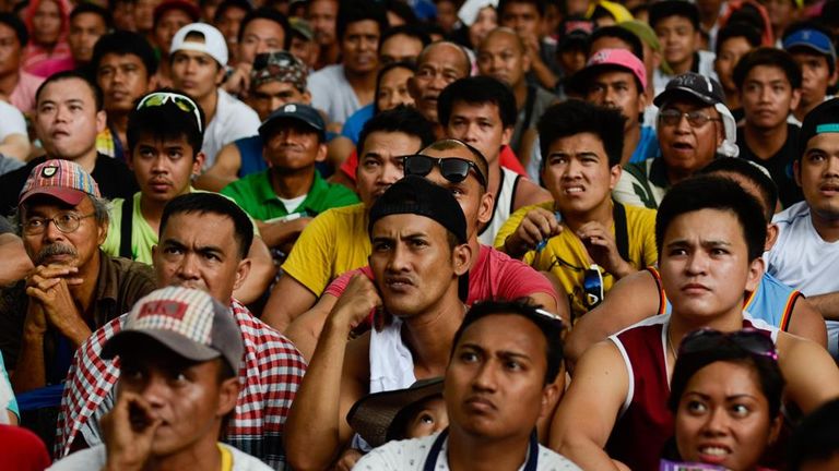 Floyd Mayweather v Manny Pacquiao, Philippines fans