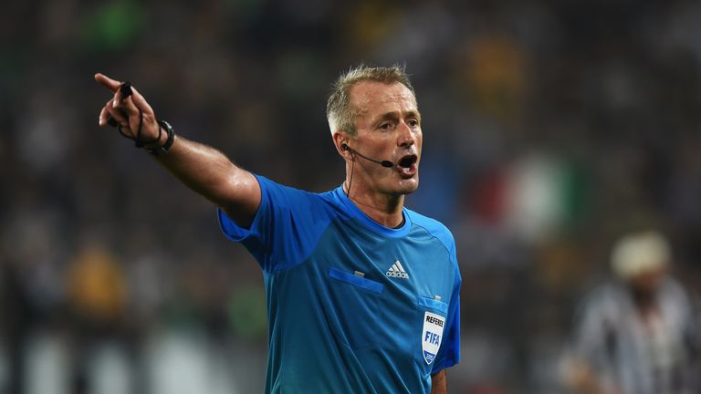 Martin Atkinson referee UEFA Champions League semi-final, Real Madrid v Juventus