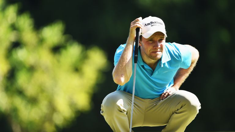 Maximilian Kieffer of Germany in action during the final round of the Tshwane Open at Pretoria Country Club.