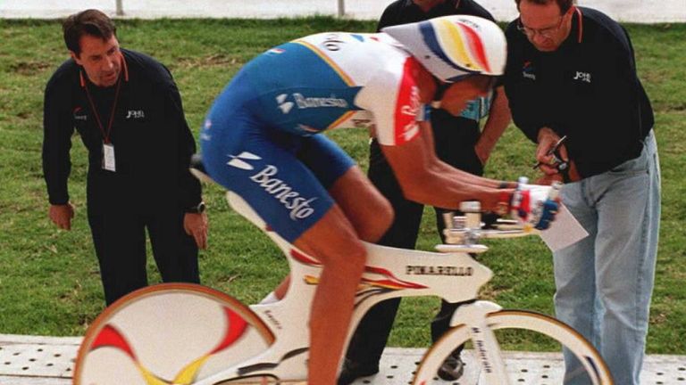 Miguel Indurain, hour record, 1995