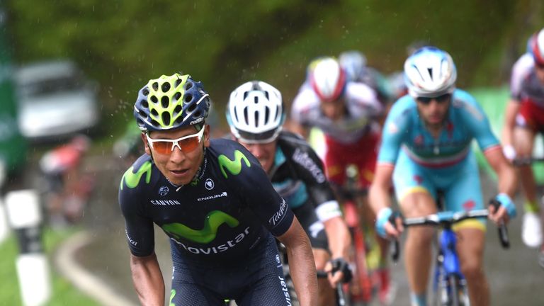 Nairo Quintana on stage five of the 2015 Tour de Romandie