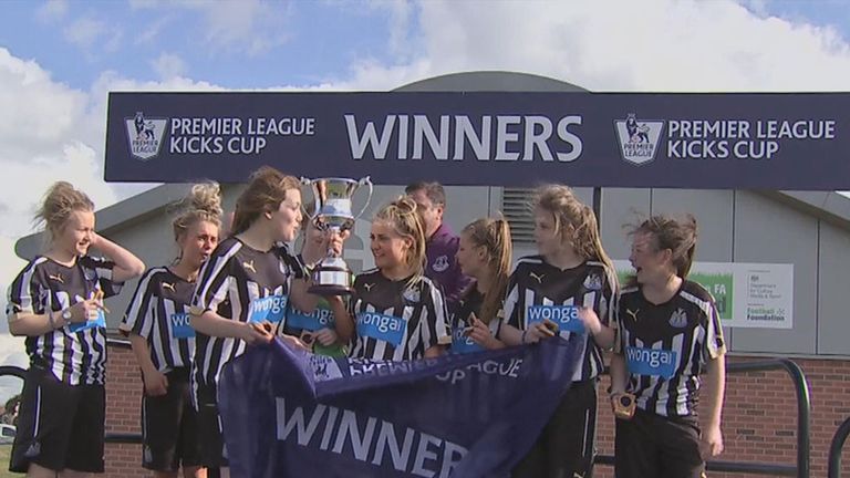A team representing Newcastle enjoyed success at a previous Premier League Kicks Cup