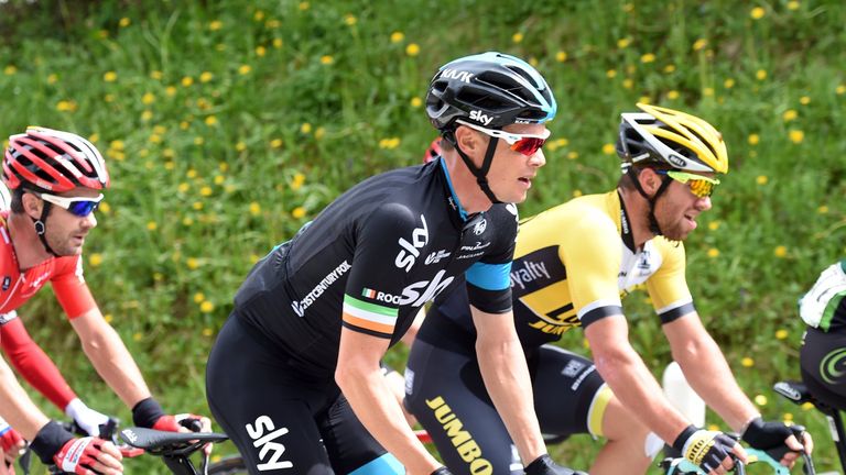 Nicolas Roche on stage five of the 2015 Tour de Romandie