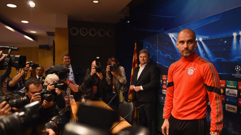 Pep Guardiola is returning to the Nou Camp for the first time since his departure in 2012