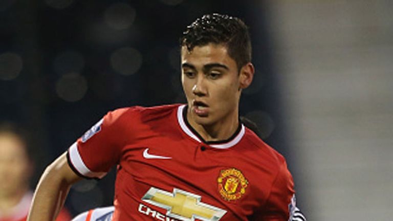 Andreas Pereira joined United's academy in 2011