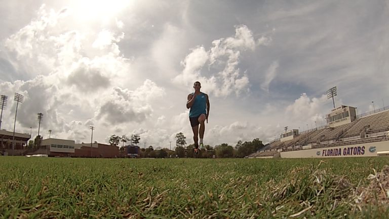 Another hard day at the office at the home of the Florida Gators