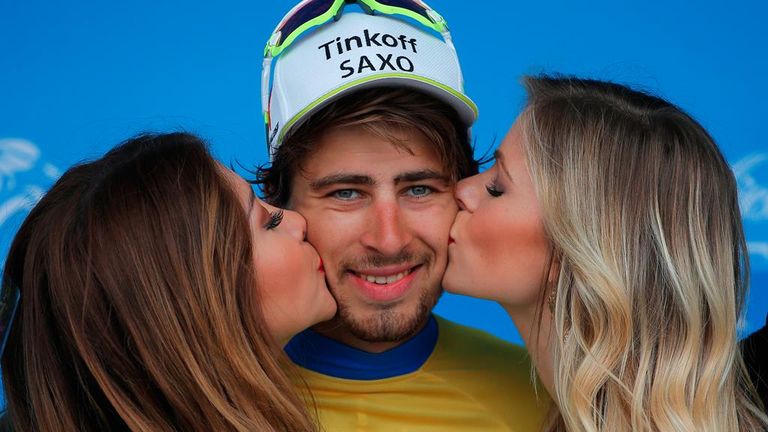 Peter Sagan stage eight of the 2015 Amgen Tour of California from Los Angeles to Pasadena on May 17, 2015 in Pasadena, California.