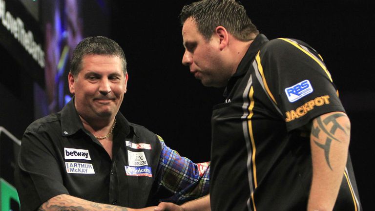 Gary Anderson and Adrian Lewis - Lawrence Lustig/PDC