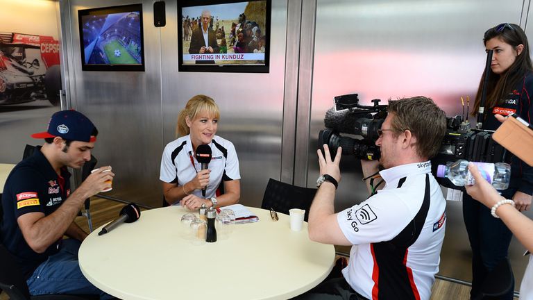 Rachel Brookes interviews Toro Rosso's Carlos Sainz