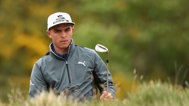 Rickie Fowler of the United States looks on during the Third Round of the Dubai Duty Free Irish Open Hosted by the Rory Foundation at Royal County Down GC.
