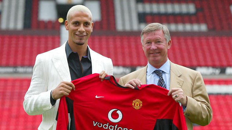 Rio Ferdinand enjoyed lots of success at Manchester United with Sir Alex Ferguson