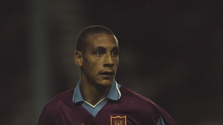 Rio Ferdinand of West Ham United in action during the FA Carling Premiership against Coventry City at Highfield Road in August 1997