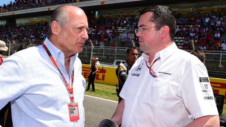 Ron Dennis and Eric Boullier