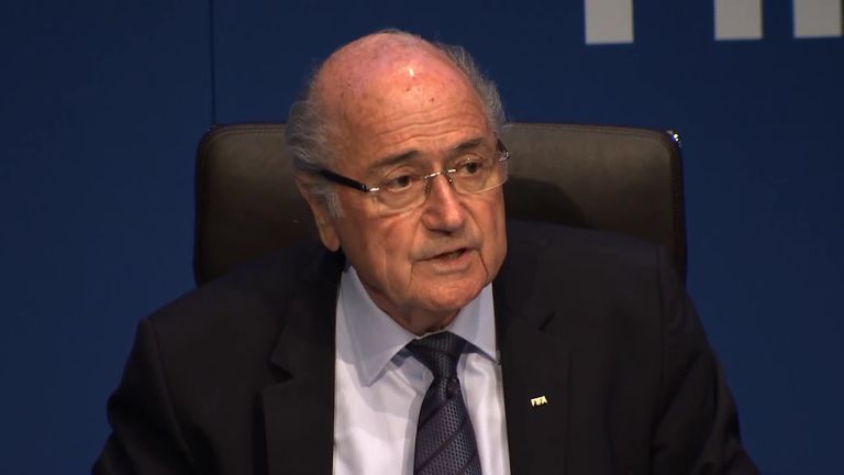 Sepp Blatter won his fifth presidential election and admits he's been effected by the personal attacks again. 