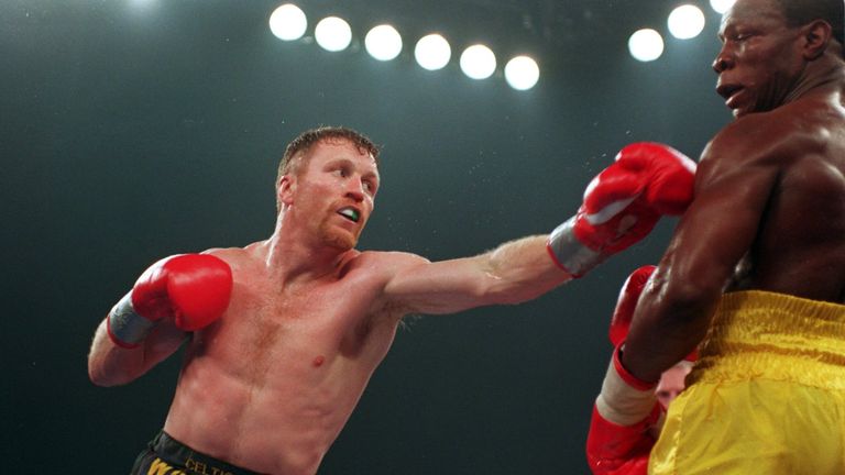 Steve Collins defeated Chris Eubank twice during his illustrious 11-year career 