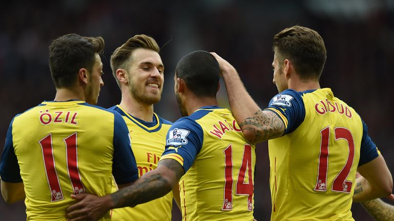 Arsenal drew 1-1 at Manchester United in the second of two matches on Super Sunday