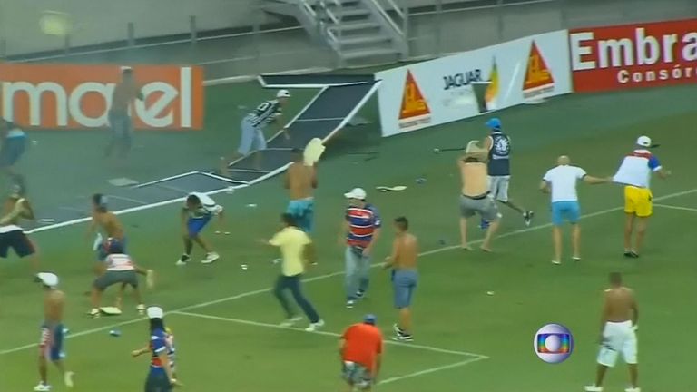 Fans Riot Sports Game Brazil Fifa Riot