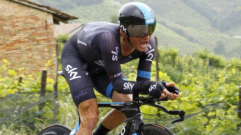 Vasil Kiryienka, Giro d'Italia 2015, stage 14 time trial