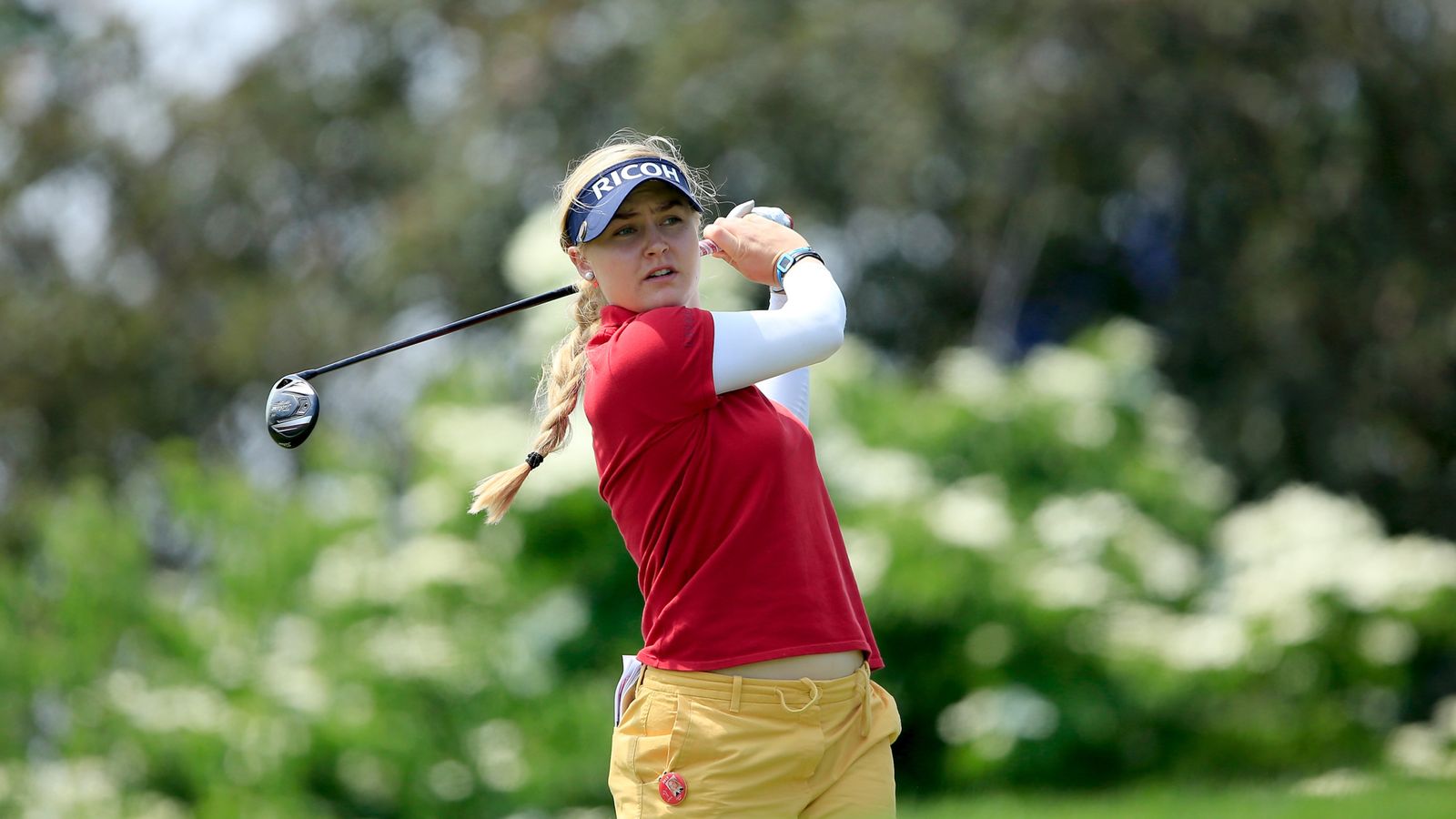 Charley Hull slips four shots off the lead at Women's PGA Championship ...