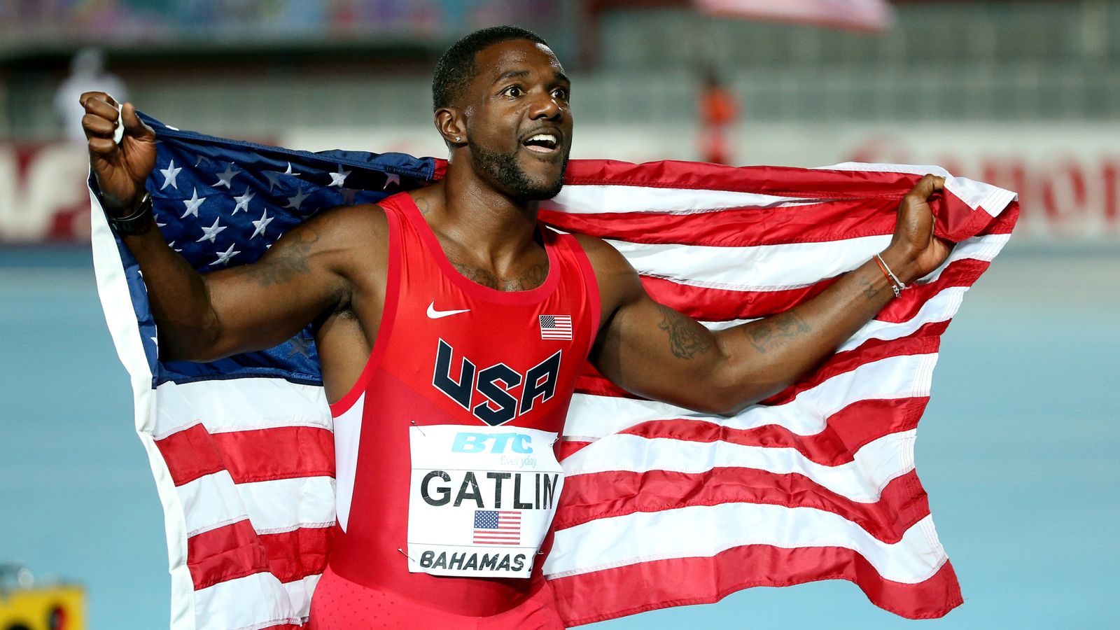 Justin Gatlin stays focused after storming to Rome victory | Athletics ...