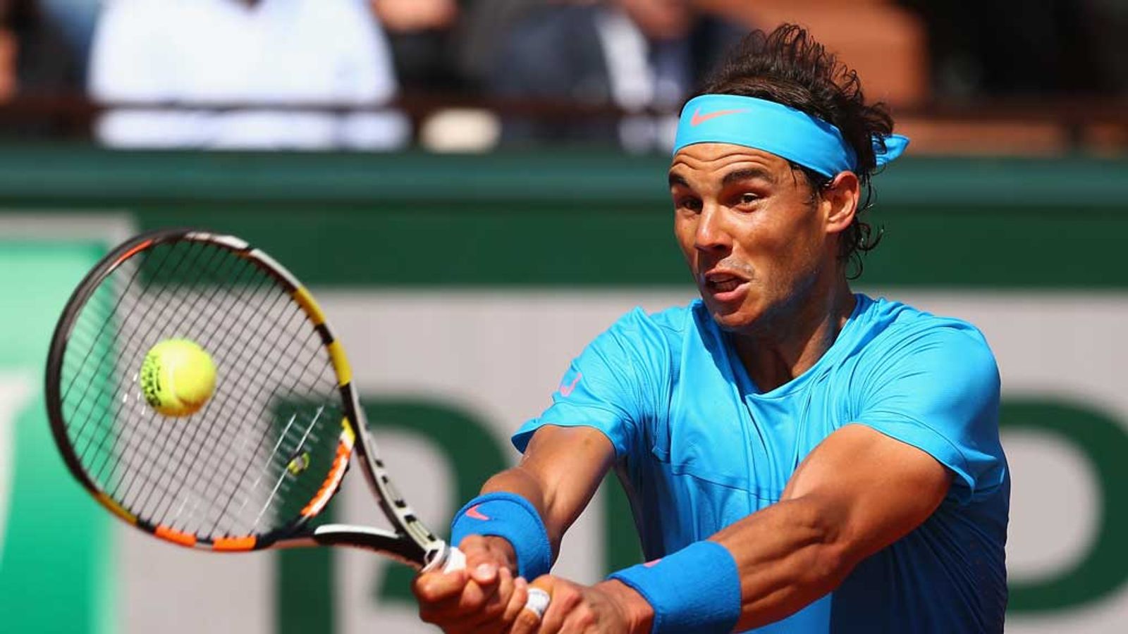 Rafael Nadal in action at the Hamburg Open on Thursday | Tennis News | Sky  Sports