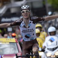 Romain Bardet won stage five of the Criterium du Dauphine