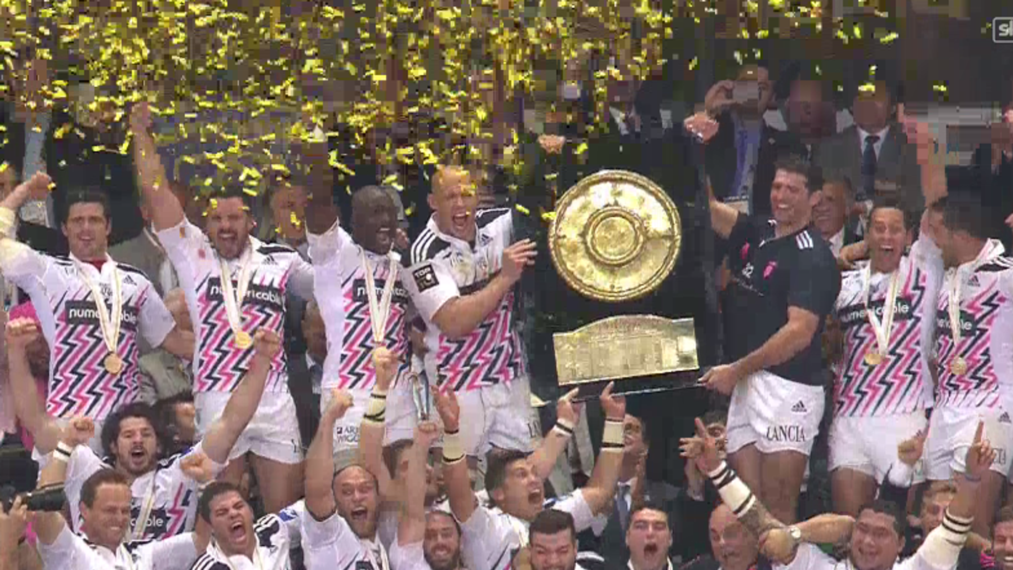 Stade Francais beat Clermont 12-6 to win the 2014-15 Top 14 title at the Stade de France on Saturday Rugby Union News Sky Sports