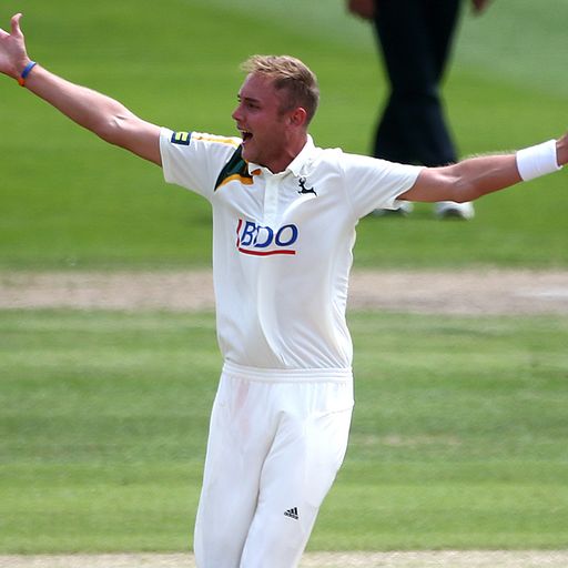 Broad excited for County stint