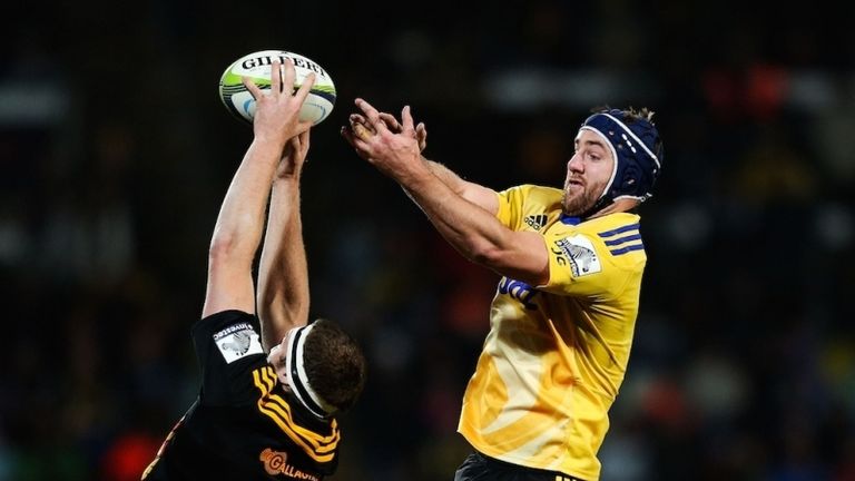 Mark Abbott (right) was the match-winner for the Hurricanes 