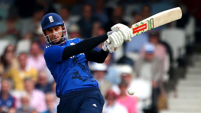 England's Alex Hales in action in the 2nd ODI Royal London One-Day Series 2015 match between England and New Zealand  at the Kia Oval