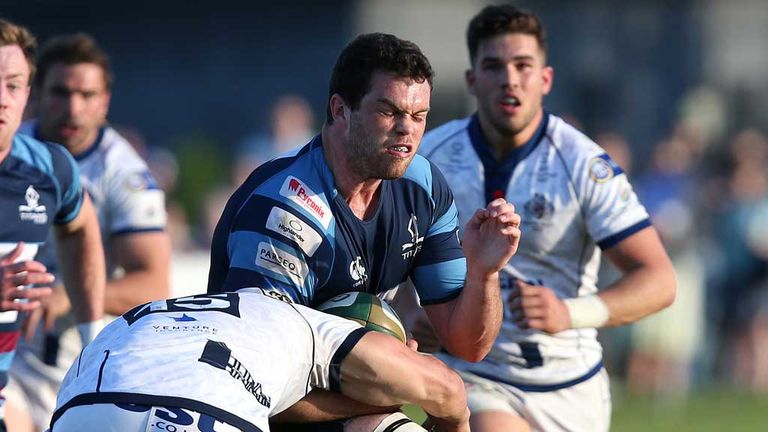 Alex Rieder in action for Rotherham