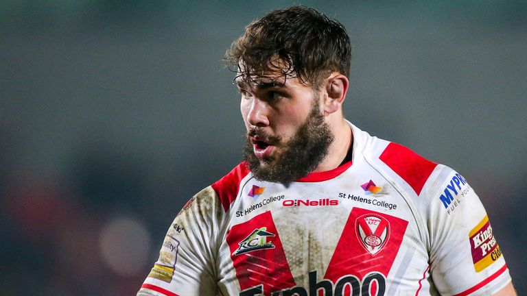 St Helens v Warrington Wolves - Langtree Park, St Helens, England - Man of the Match Alex Walmsley.