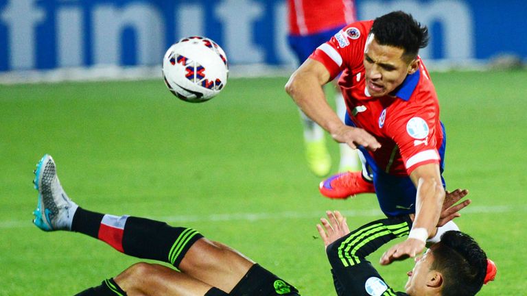 Copa America hosts Chile drew 3-3 with Mexico