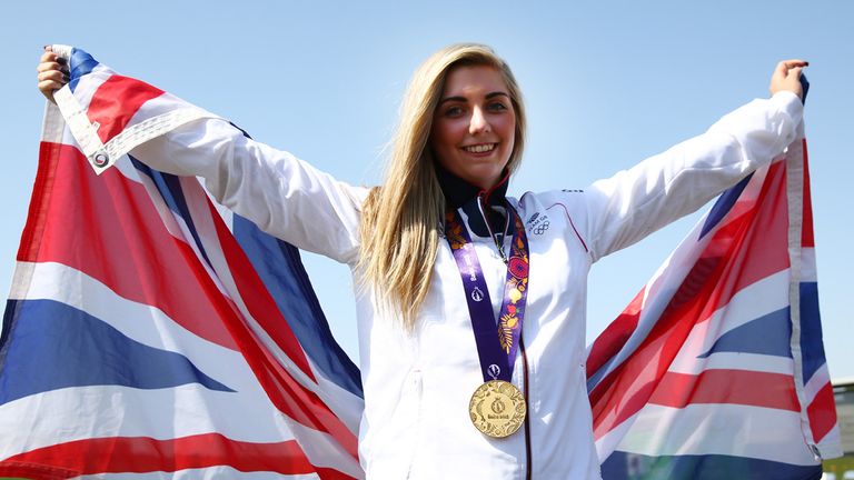 Amber Hill won gold at the inaugural European Games in Baku in 2015