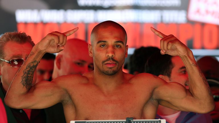 Andre Ward weighs in for his fight against Chad Dawson