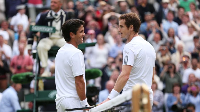 Andy Murray and Fernando Verdasco 