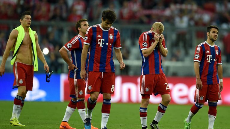 Bayern Munich suffered Champions League disappointment against Barcelona