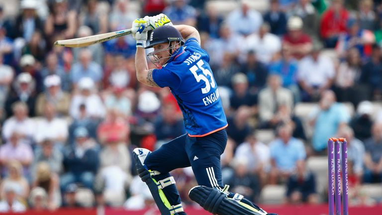 Ben Stokes in action at the Ageas Bowl