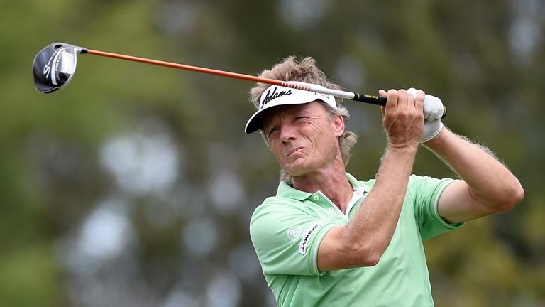 Bernhard Langer is joint leader after round three of the U.S. Senior Open Championship at the Del Paso Country Club.