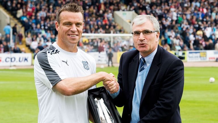 Dundee chairman Bill Colvin (right) is stepping down from his position and the board to concentrate on his business commitments