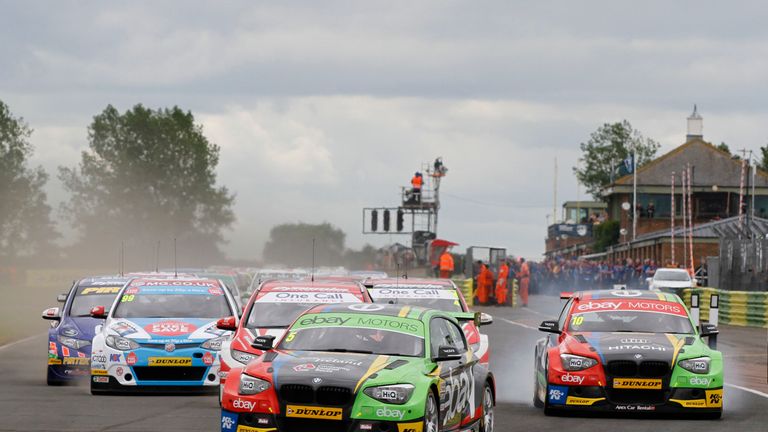 BTCC in action at Croft in 2014