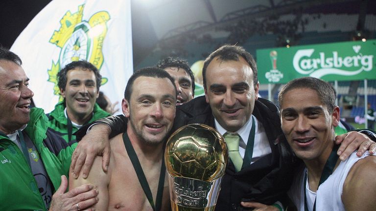 Carvalhal won the Portuguese League Cup in charge of Vitoria Setubal in 2008