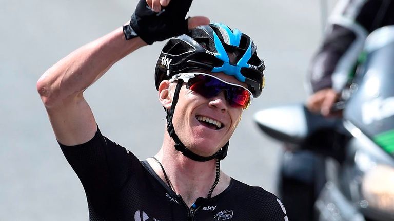 Chris Froome wins Stage 7 of the 2015 Criterium du Dauphine
