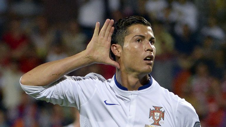 Portugal's forward Cristiano Ronaldo