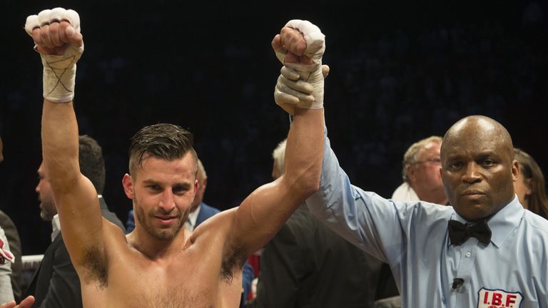 Canadian David Lemieux  is crowned the IBF world middleweight champion in Montreal, Canada, on June 20, 2015