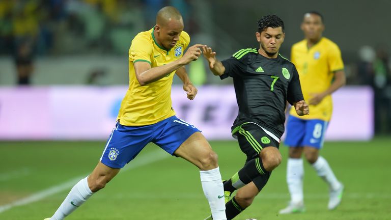 Fabinho: In action for Brazil against Mexico ahead of the Copa America